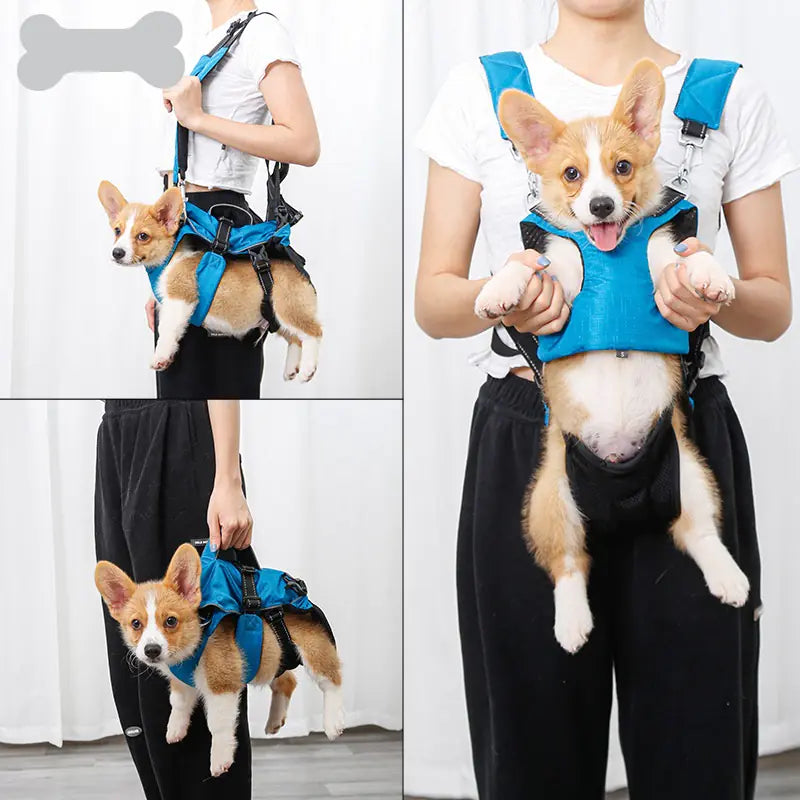 Aurapaw Pet Backpack for Chest and Back